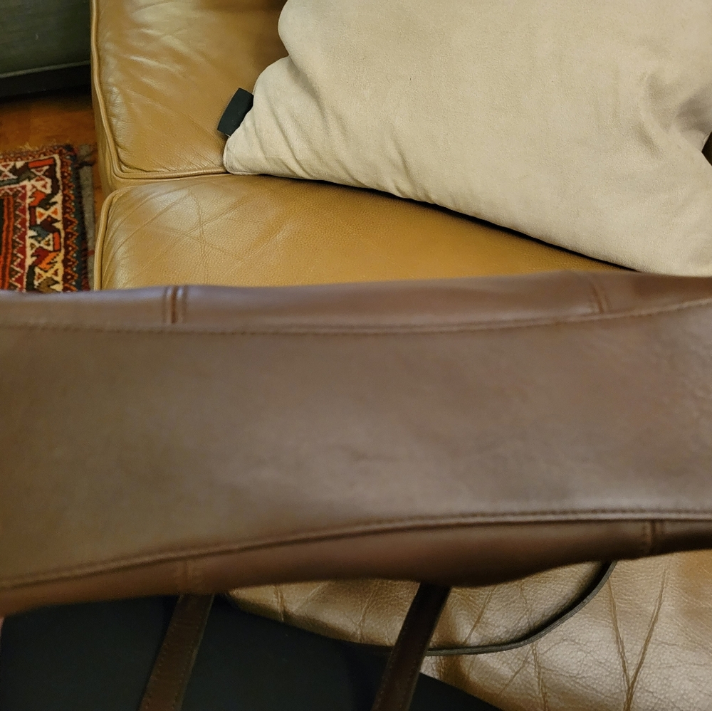 Coach Leather Zippered Tote - Picture 10 of 11